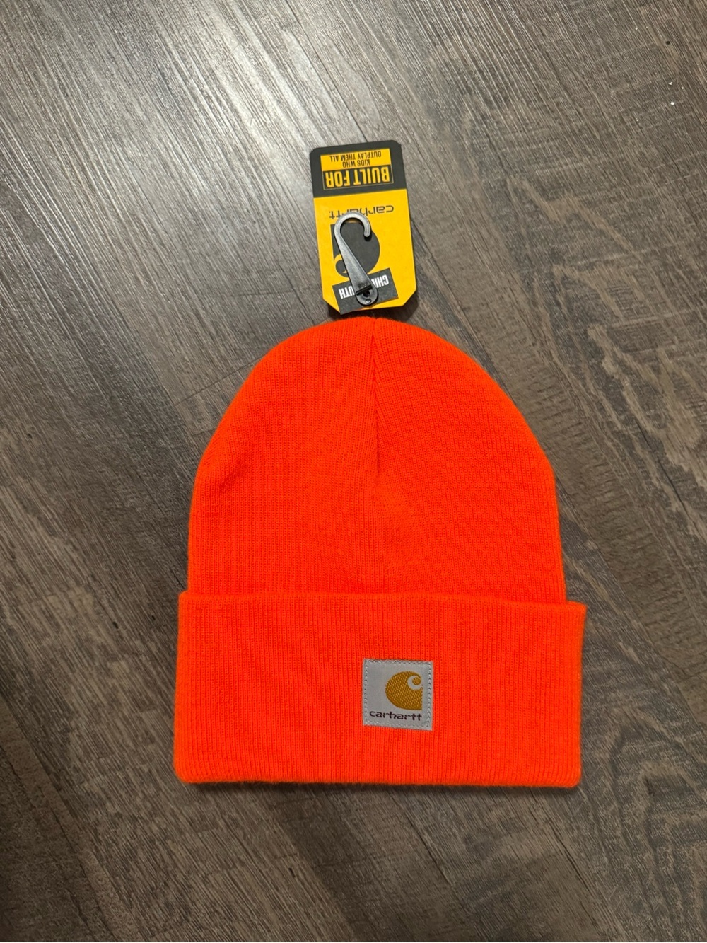 Carhartt Knit Cuffed Beanie - Bright Orange